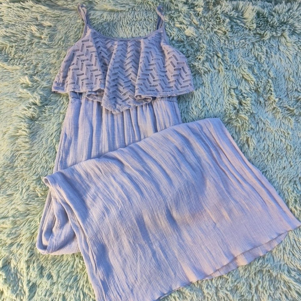 Charlotte Russe - Sky Blue Maxi Dress - Small